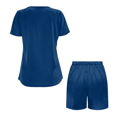 Peace Be Still Christian Maternity Short Sleeve Pajama Set - ClaimedbyGodDesigns