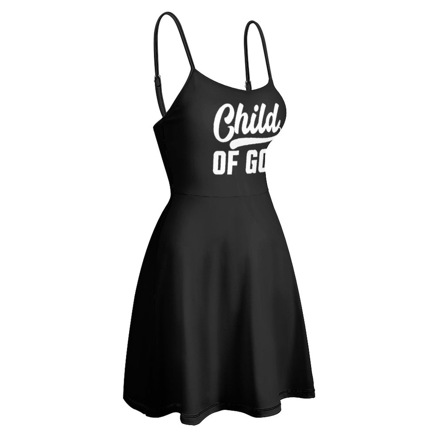 Child Of God Women's Christian Spaghetti Strap Casual Dress SALE-Personal Design