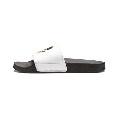 Youth Christian Slides — “Match My Faith Walk” Graphic Sandals