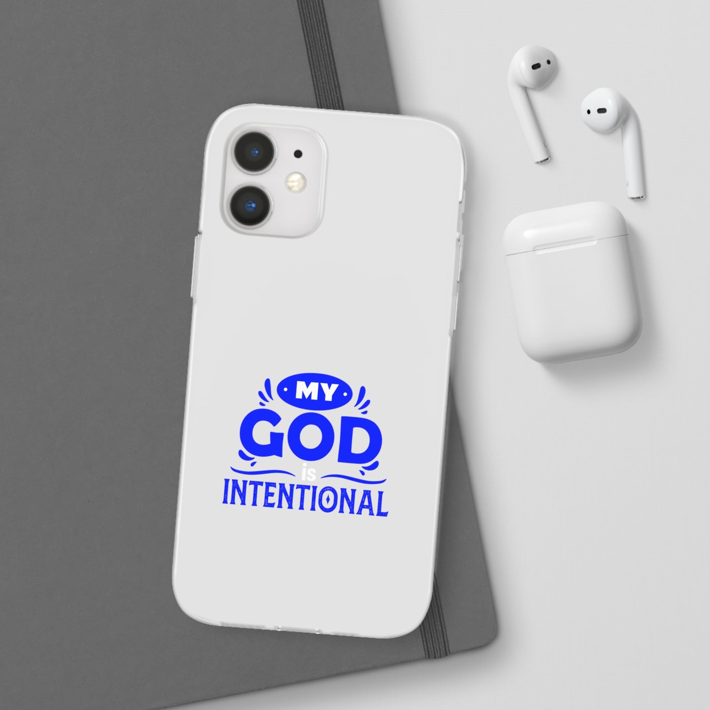 My God Is Intentional  Flexi Phone Case