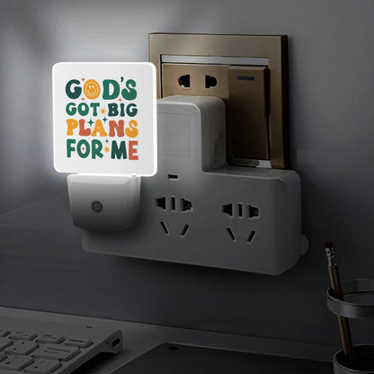 He's Got Big Plans For Me Christian Night Light for kids - ClaimedbyGodDesigns