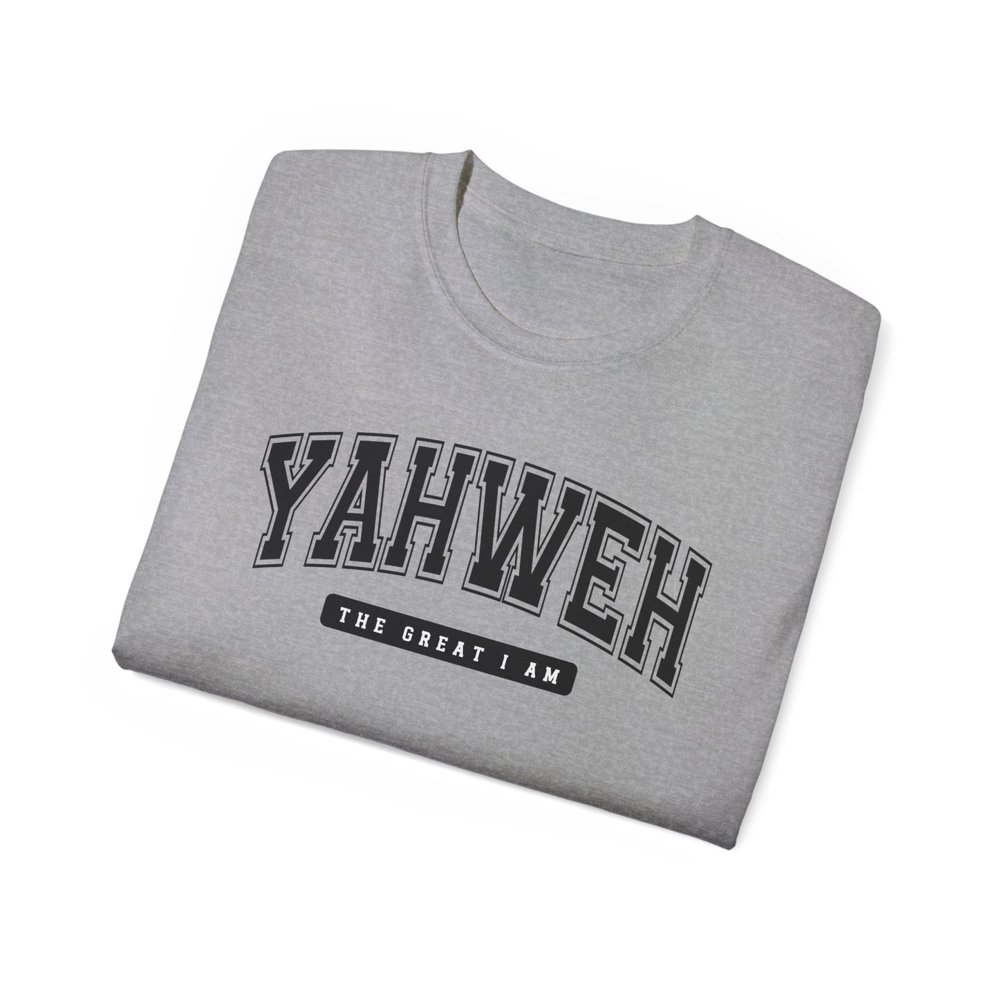 Yahweh The Great I Am Unisex Christian Ultra Cotton Tee Printify