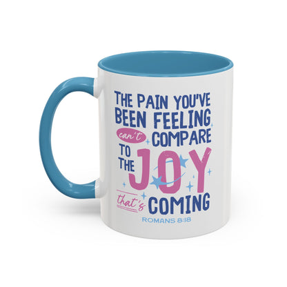 Inspirational Coffee Mug - Joyful Encouragement with Romans 8:18