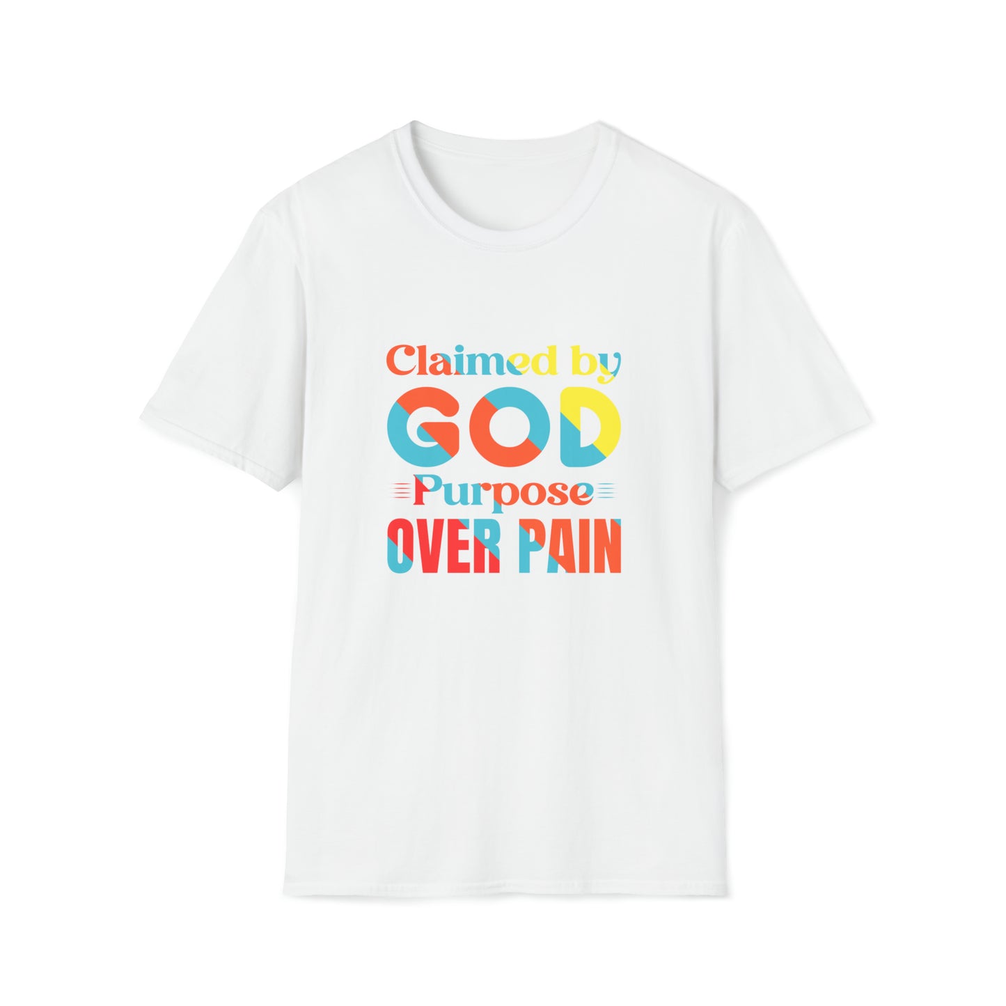 Claimed By God Purpose Over Pain Unisex T-shirt Printify