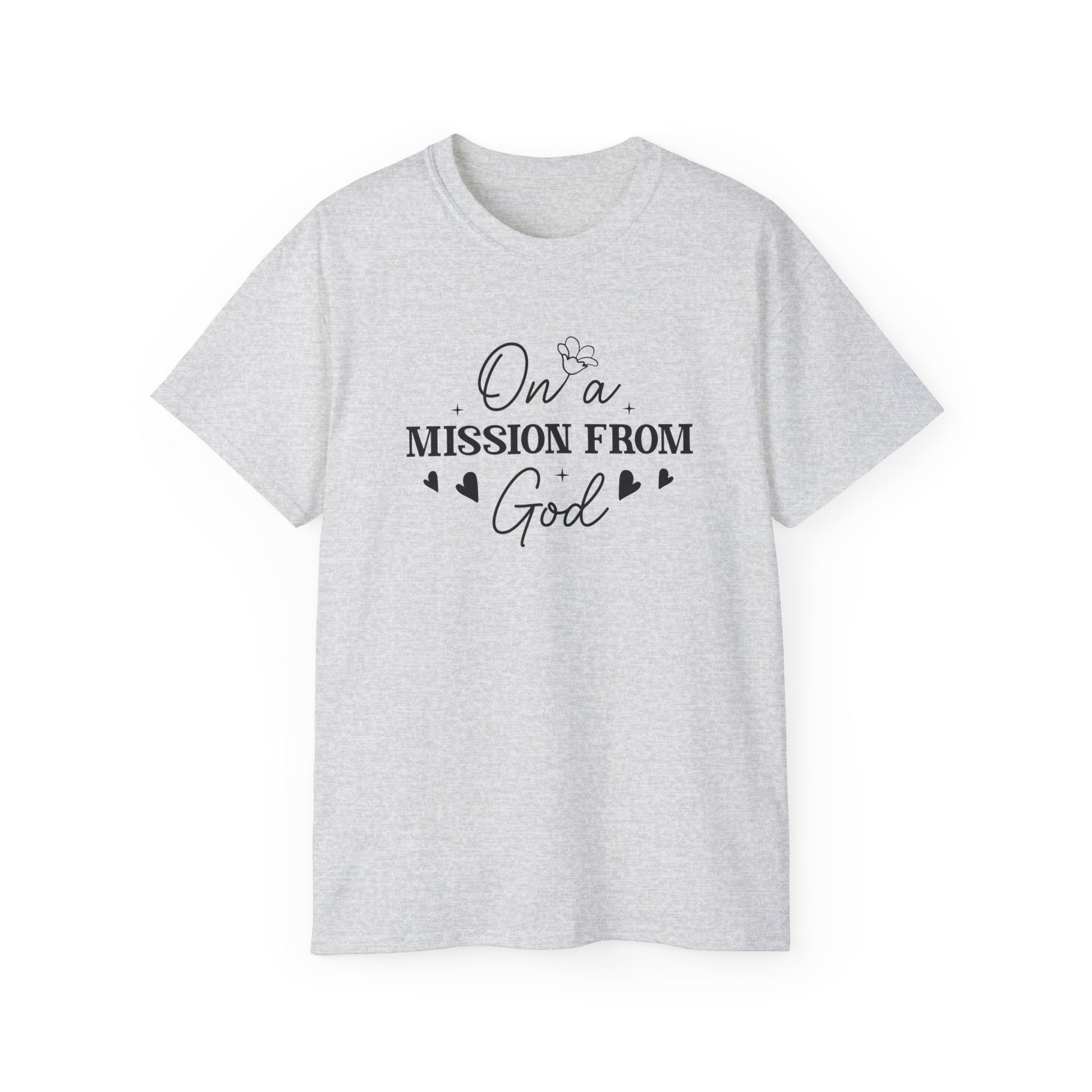 On A Mission From God Unisex Christian Ultra Cotton Tee Printify