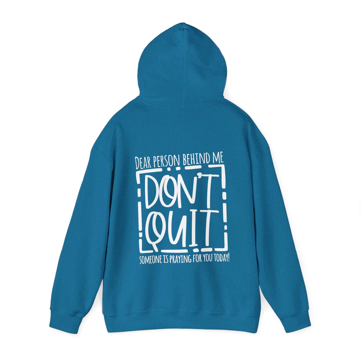 Pray For One Another Don't Quit Unisex Christian Pullover Hooded Sweatshirt