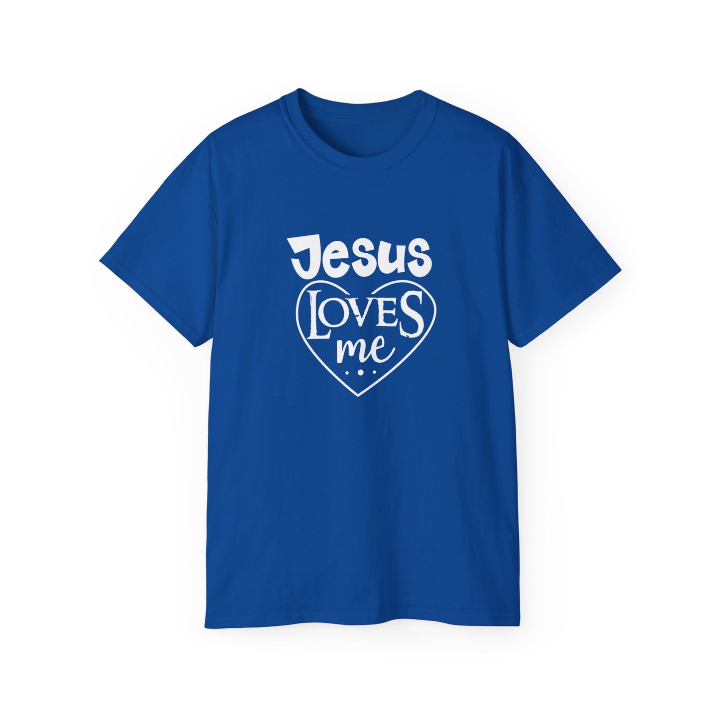 Jesus Loves Me Unisex Christian Ultra Cotton Tee Printify