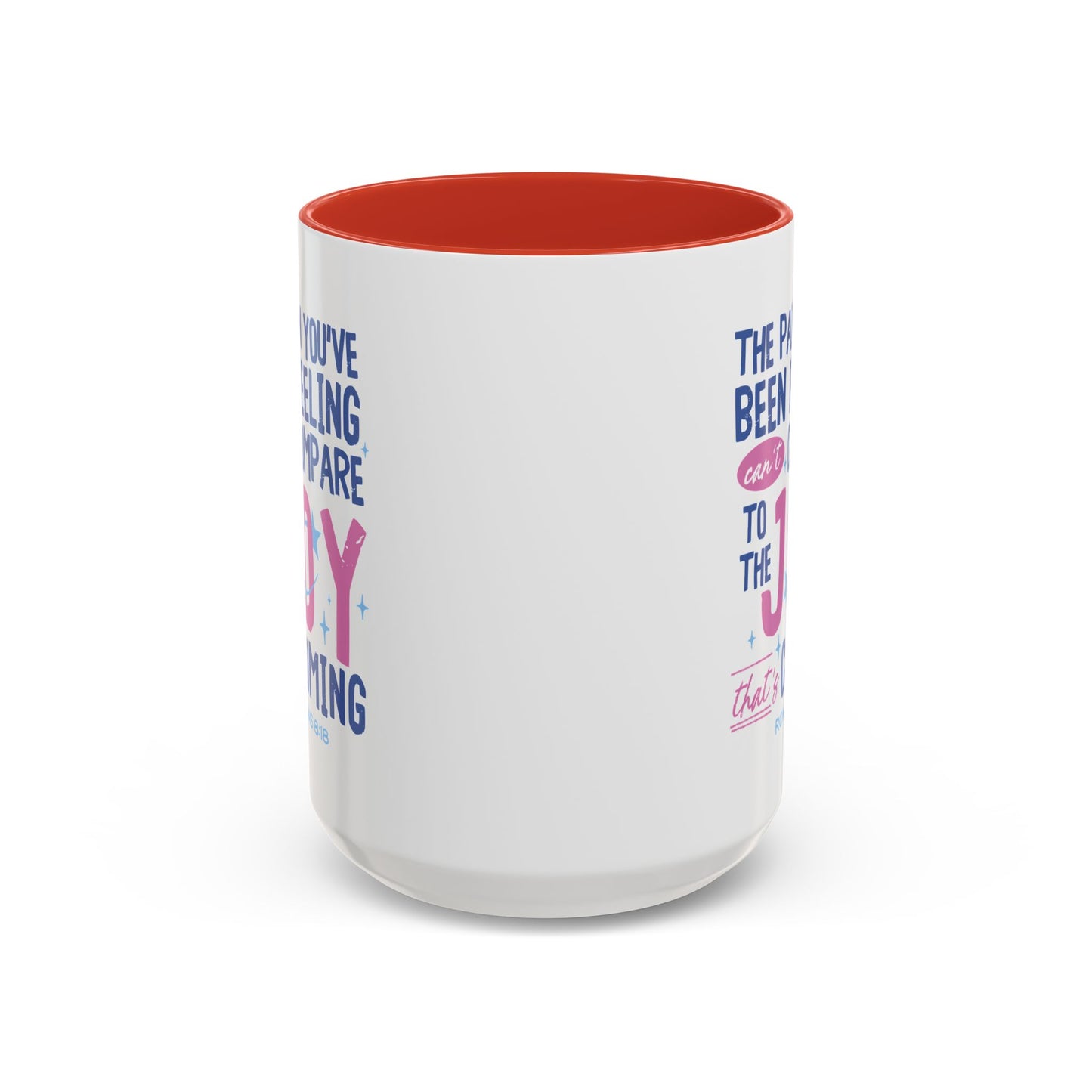 Inspirational Coffee Mug - Joyful Encouragement with Romans 8:18