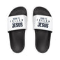Born to Follow Him Sandals, Women's Inspirational Slide Sandals, Faith - Based Summer Footwear, Christian Gift, Vacation Sandals - ClaimedbyGodDesigns
