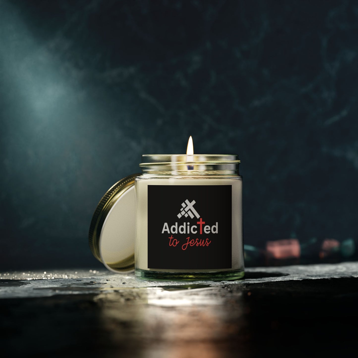 Addicted To Jesus Christian Scented Candle (4oz, 9oz)