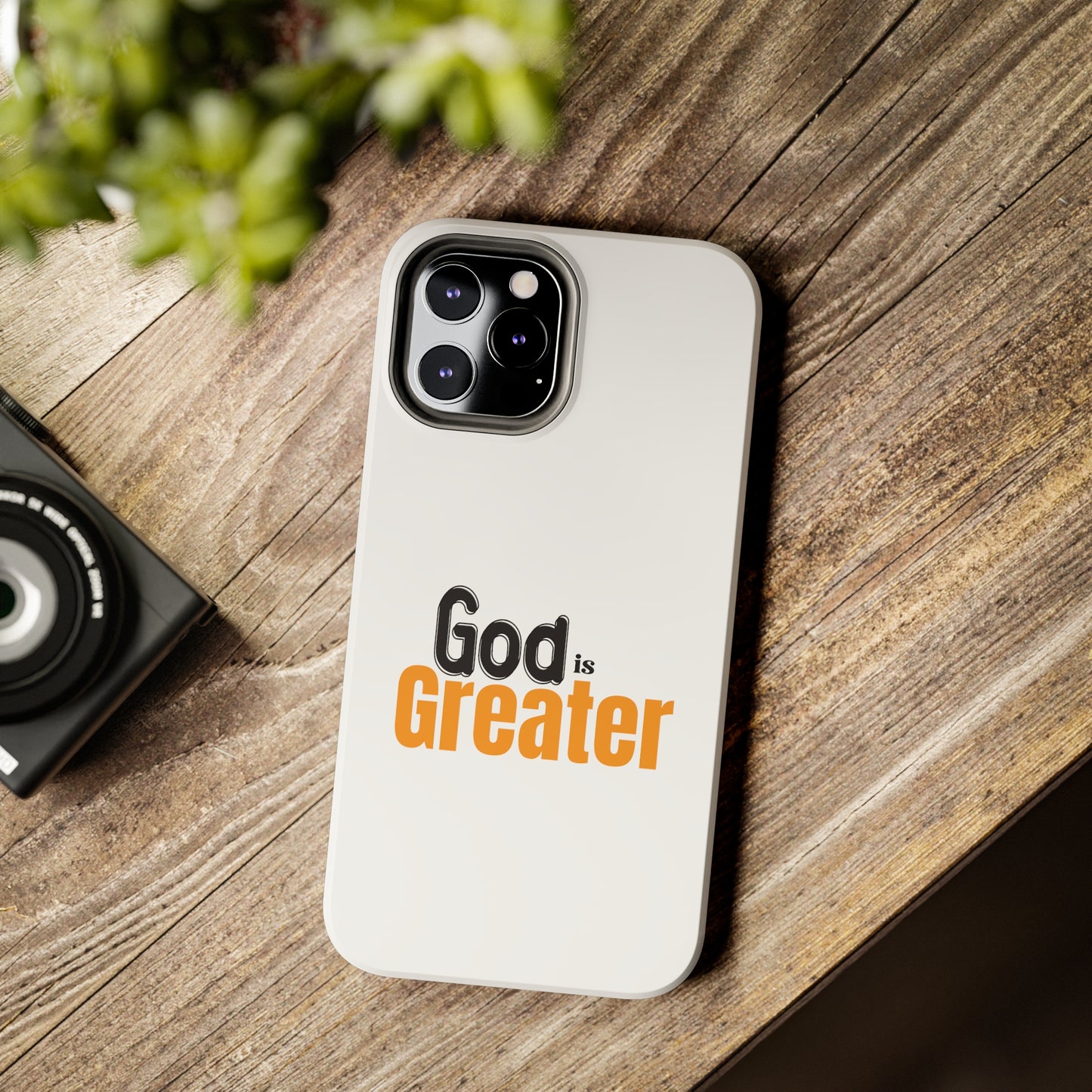 God Is Greater Christian Phone Tough Phone Cases, Case-Mate Printify