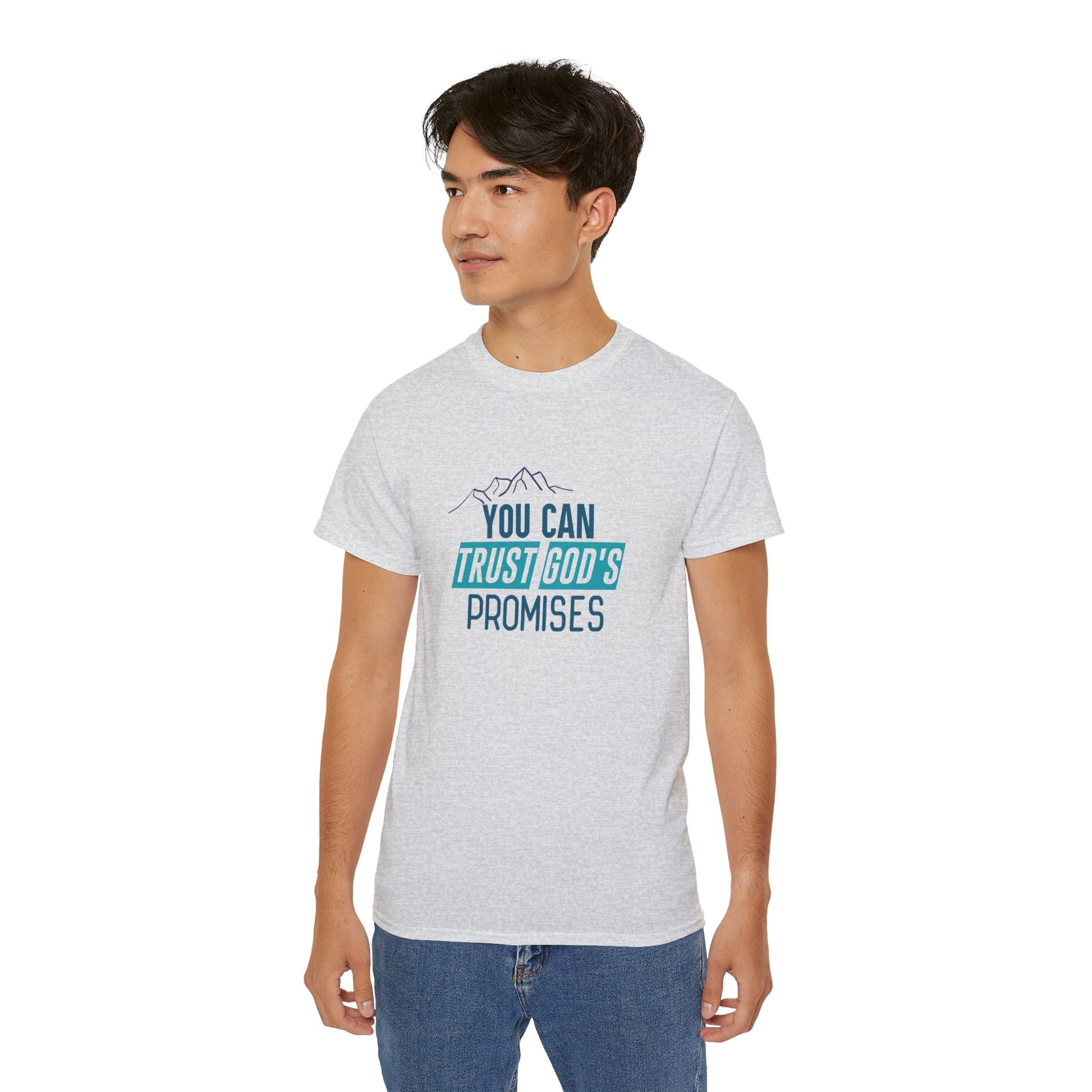 You Can Trust God's Promises Unisex Christian Ultra Cotton Tee Printify