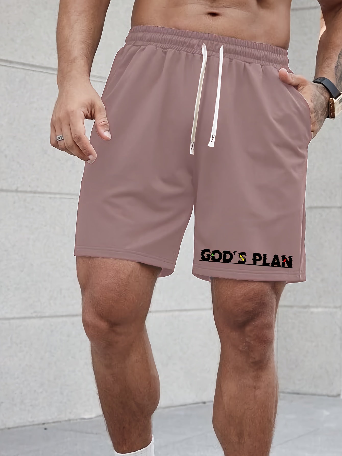 God's Plan Men's Christian Shorts claimedbygoddesigns