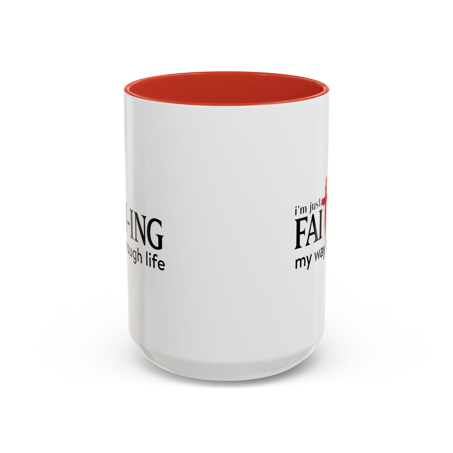 Faith-Inspired Coffee Accent Mug - Motivational Drinkware for Daily Inspiration