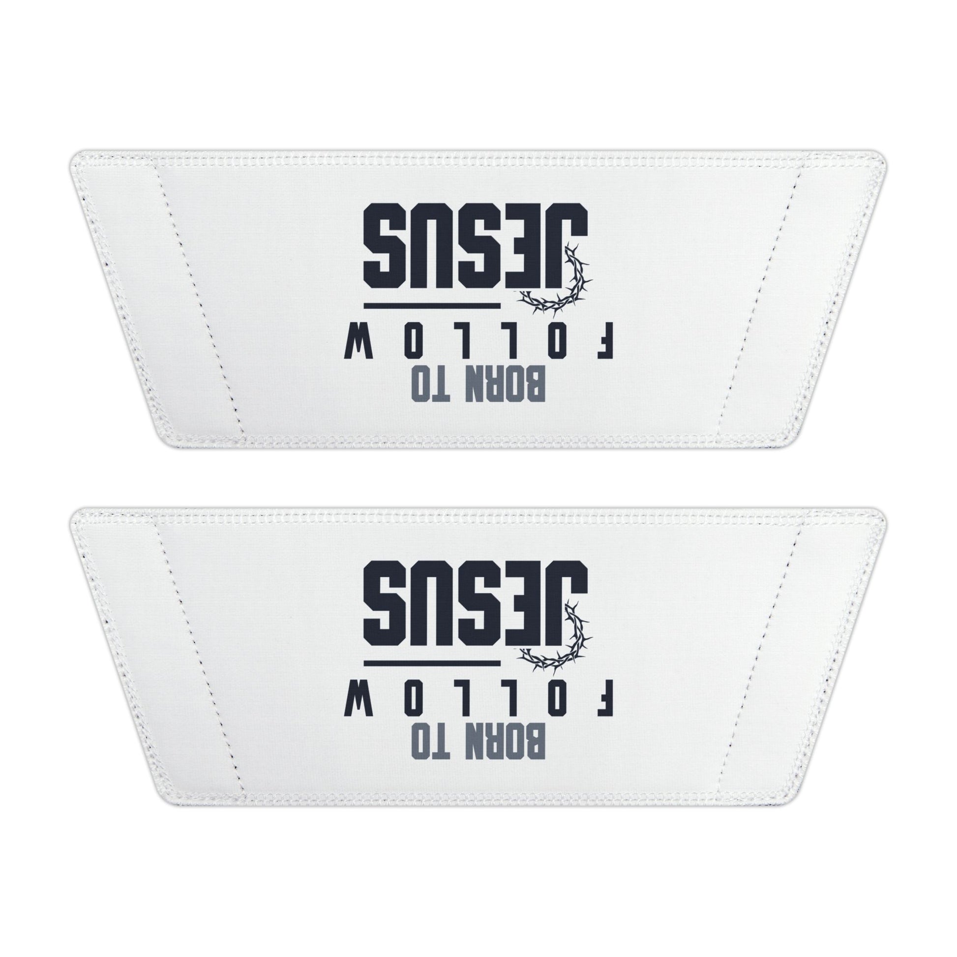 Born to Follow Him Sandals, Women's Inspirational Slide Sandals, Faith - Based Summer Footwear, Christian Gift, Vacation Sandals - ClaimedbyGodDesigns