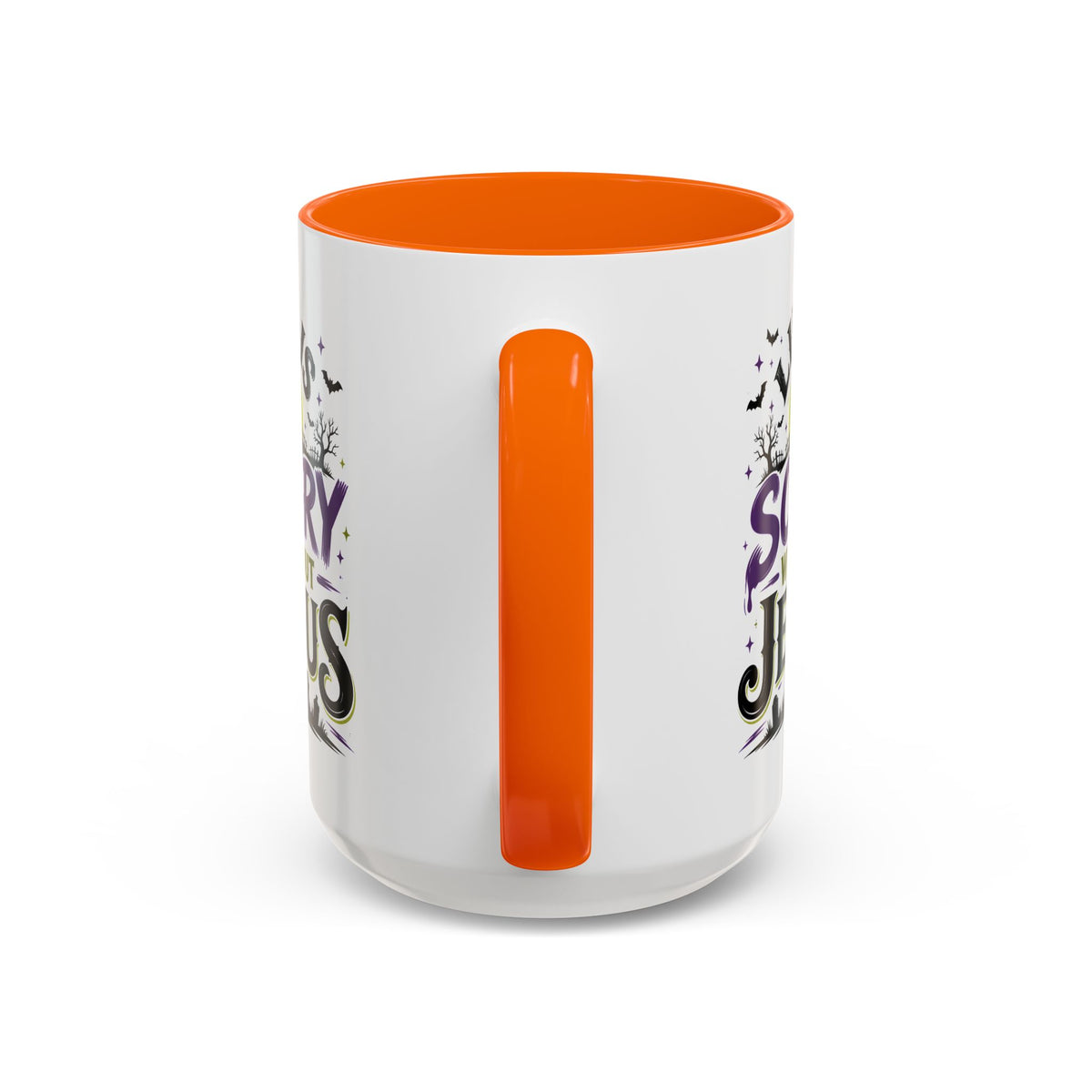 Coffee Mug — “Life Is Scary Without Jesus” Halloween Christian Accent Mug (11/15oz)