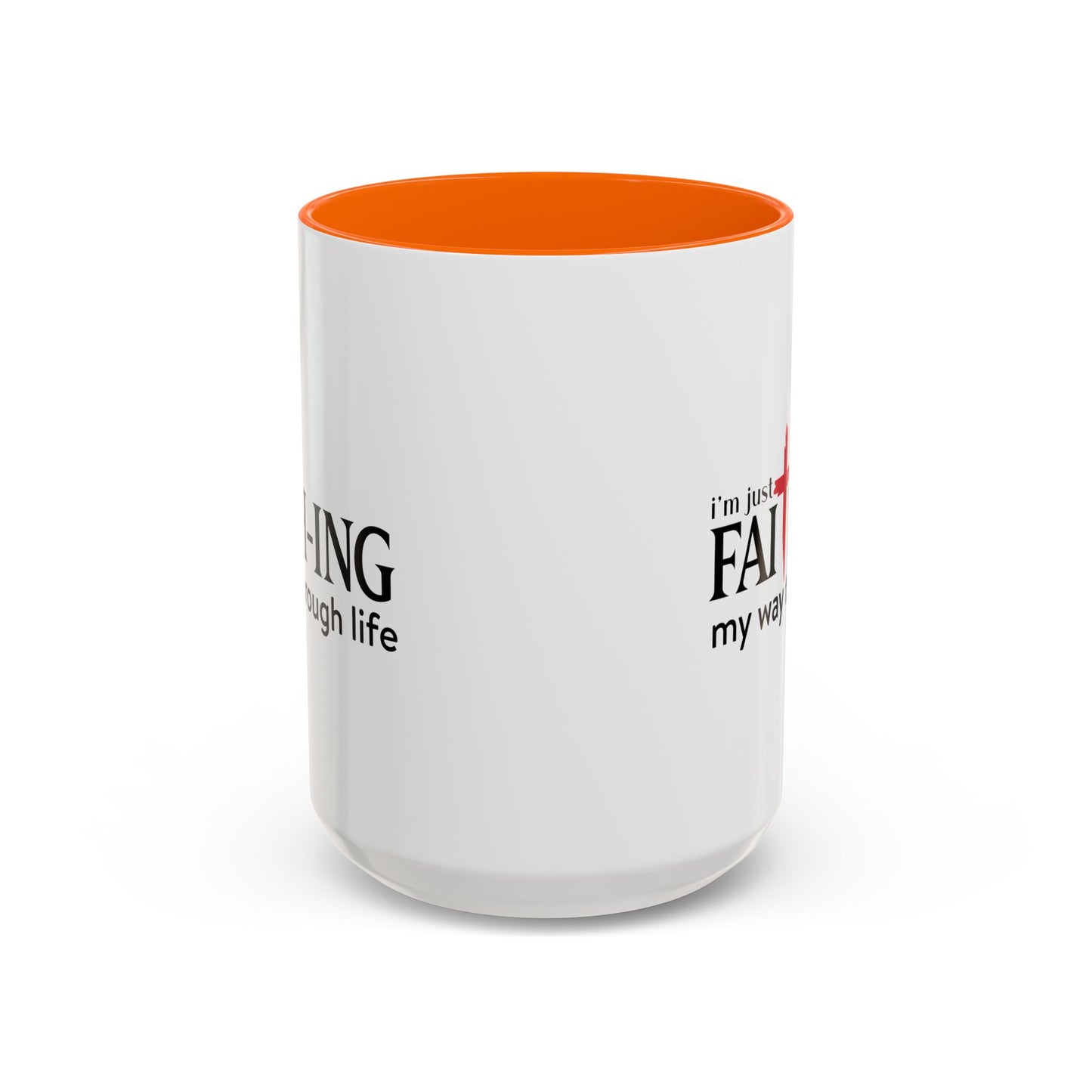 Faith-Inspired Coffee Accent Mug - Motivational Drinkware for Daily Inspiration