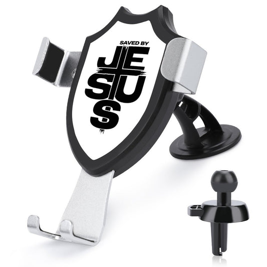Saved By Jesus Christian Car Mount Mobile Phone Holder SALE-Personal Design