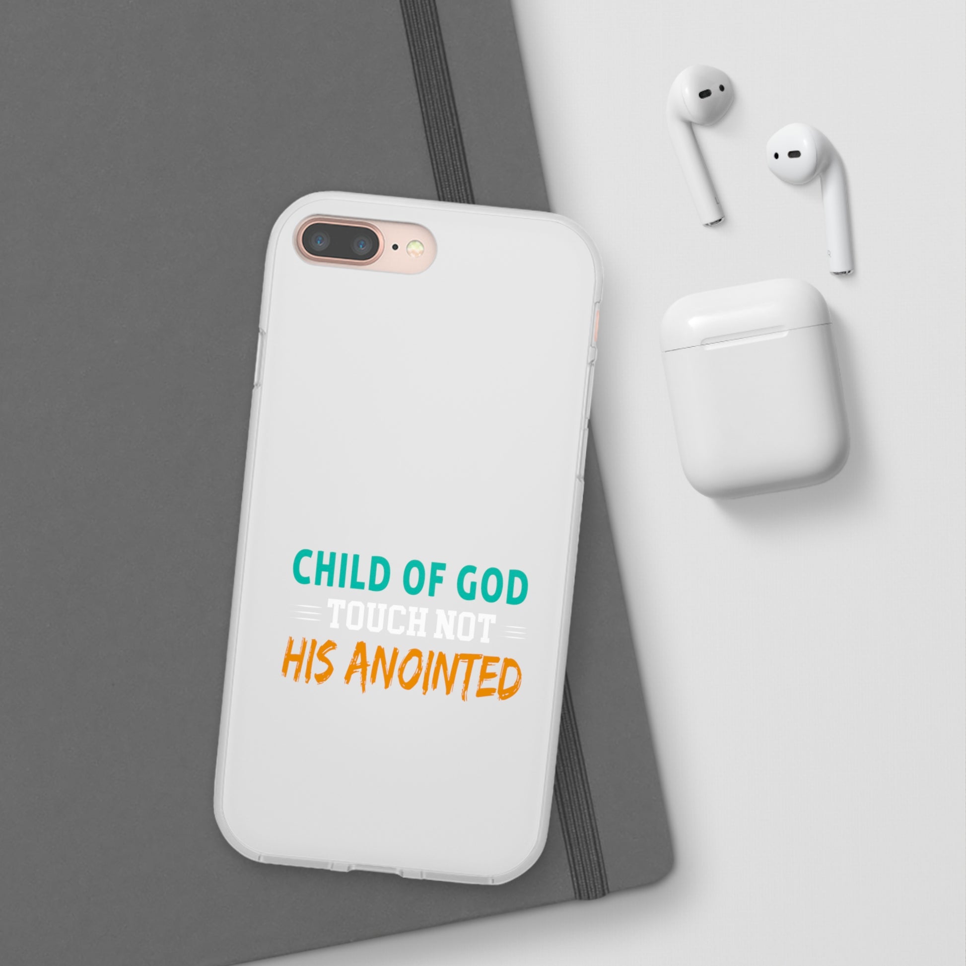 Child Of God Touch Not His Anointed Christian Flexi Phone Case Printify