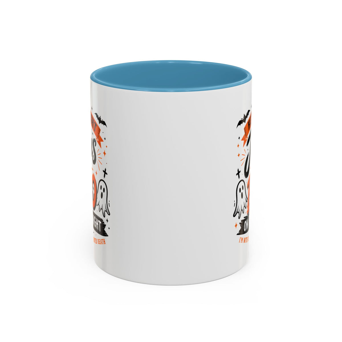 Christian Coffee Mug — "He's My Light, Jesus Is My Boo" Halloween Accent Mug