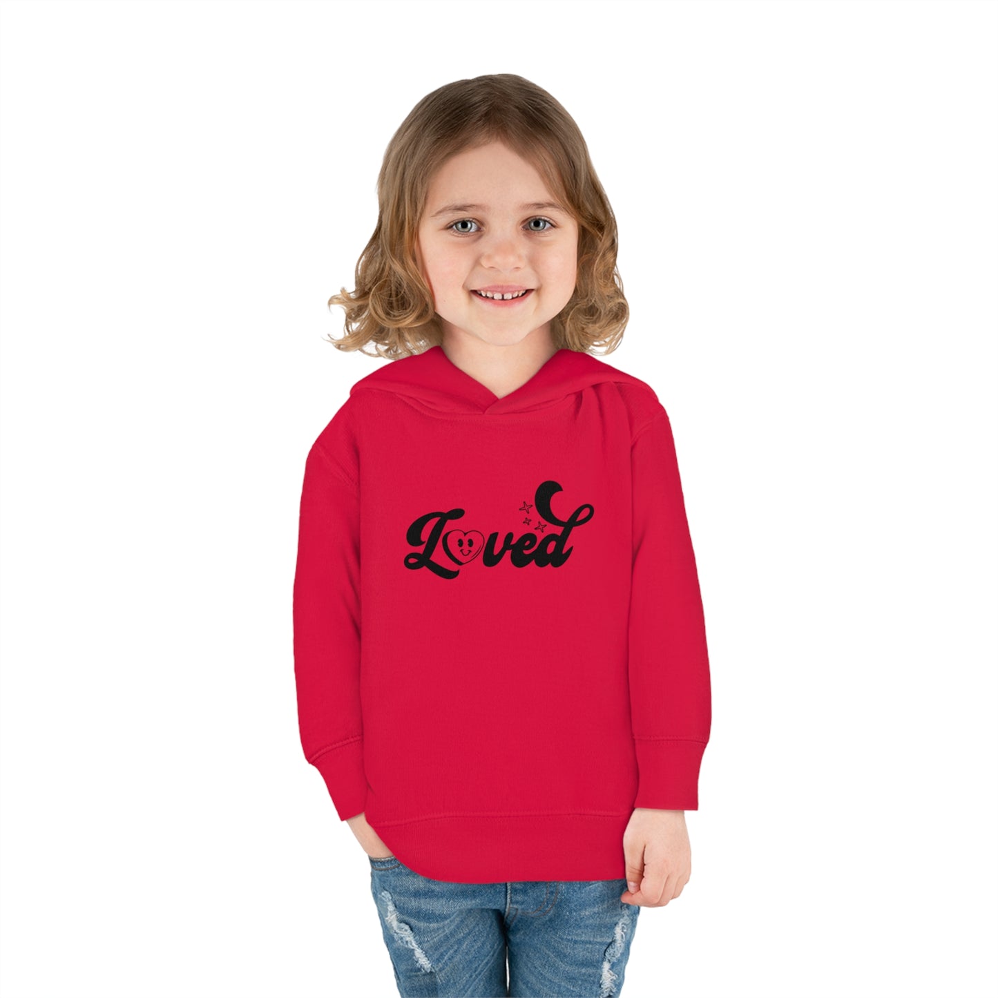 Romans 5:8 You Are Loved More Than You Will Ever Know Christian Toddler Pullover Fleece Hooded Sweatshirt