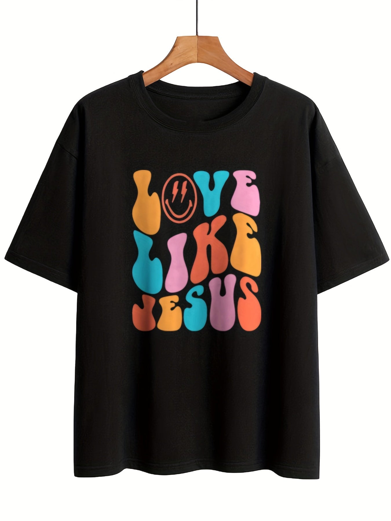 Love Like Jesus Women’s Christian T-shirt claimedbygoddesigns