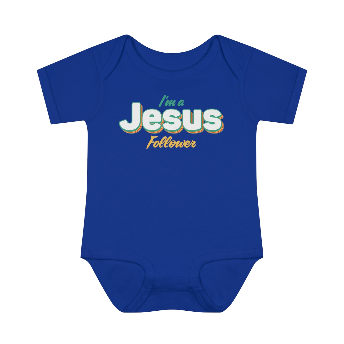 I'm A Jesus Follower Christian Baby Onesie Printify