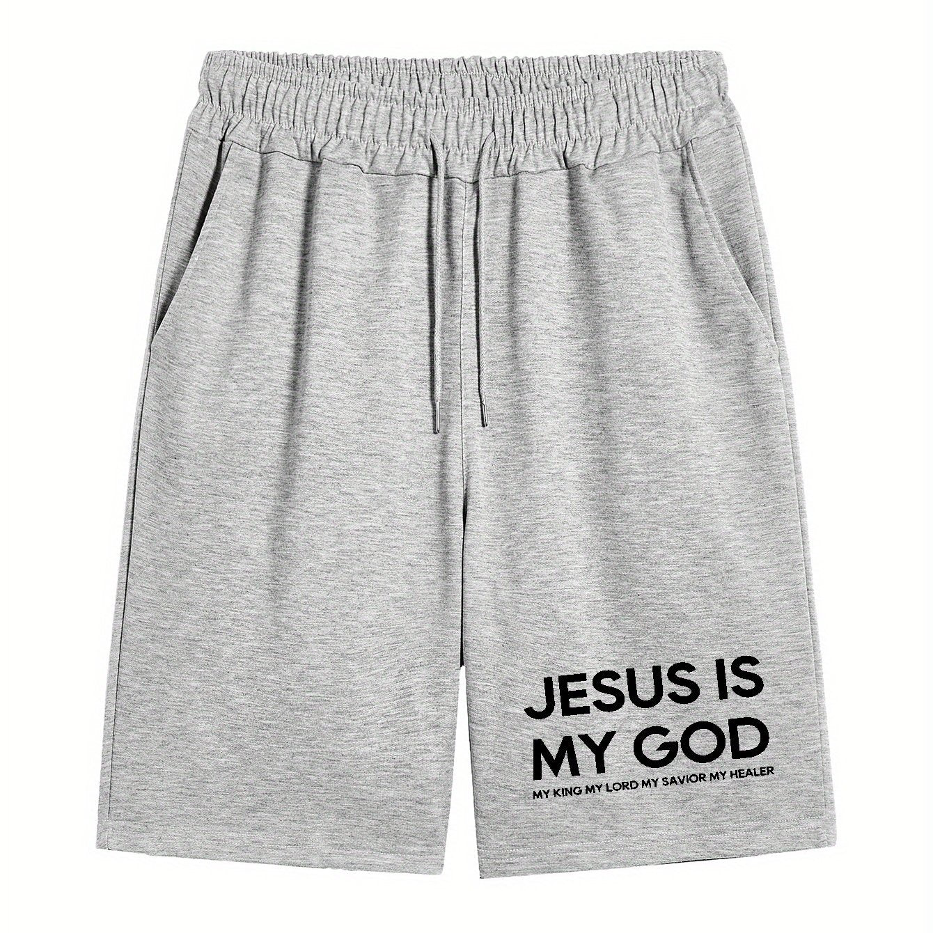 Jesus Is My God Men's Christian Shorts claimedbygoddesigns