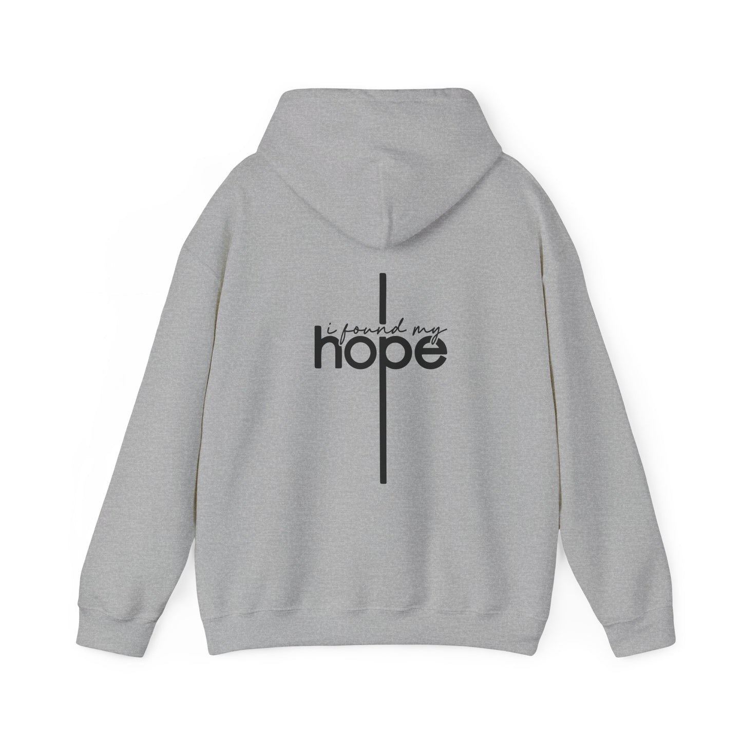 Jesus I Found My Hope  Unisex Christian Hooded Pullover Sweatshirt