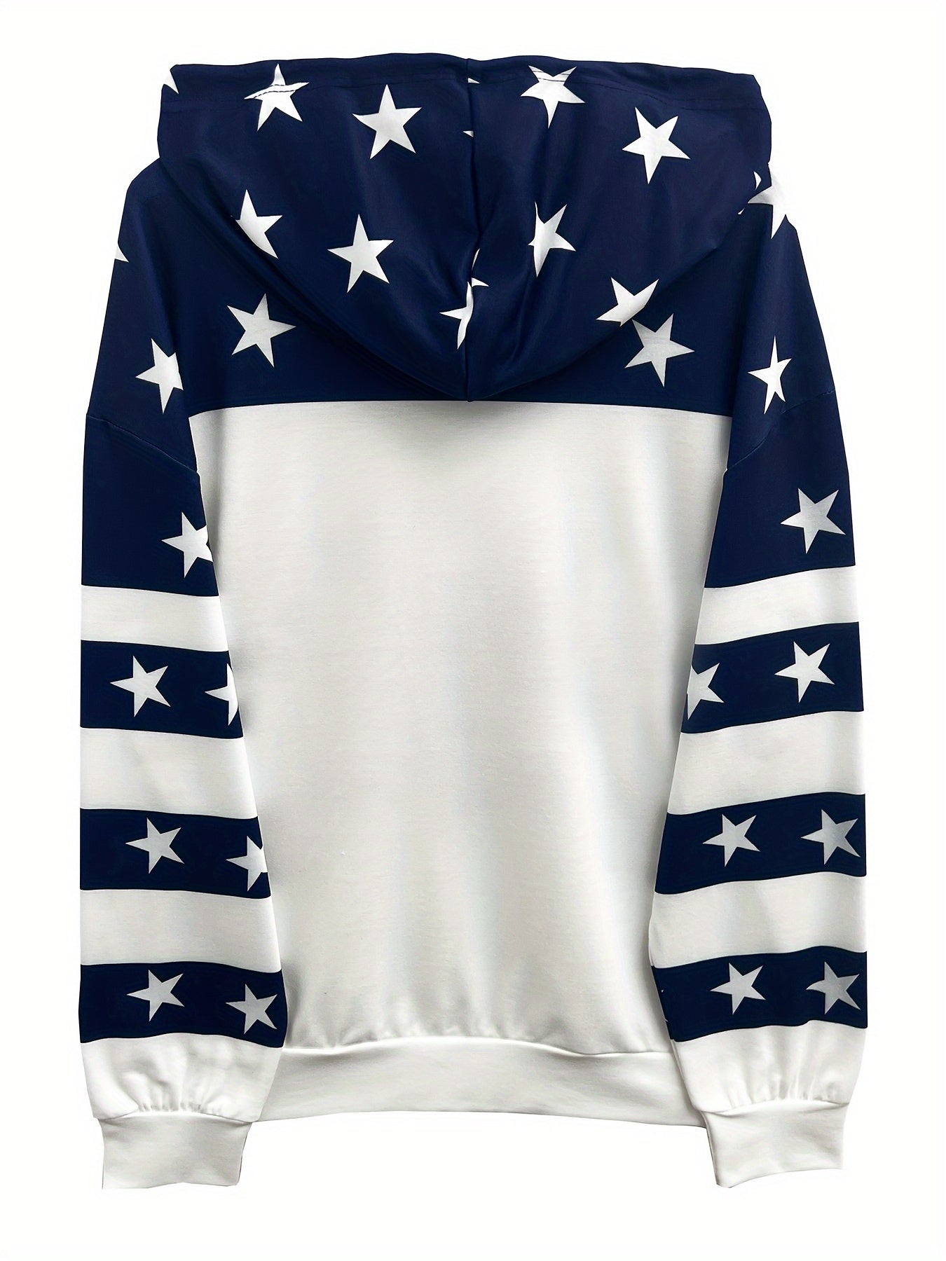 America Needs Jesus Patriotic American Flag Plus Size Women's Christian Pullover Hooded Sweatshirt claimedbygoddesigns