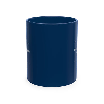 Prayer Request Ceramic Mug — 'Pray for My Peace' Inspirational Religious Coffee Cup