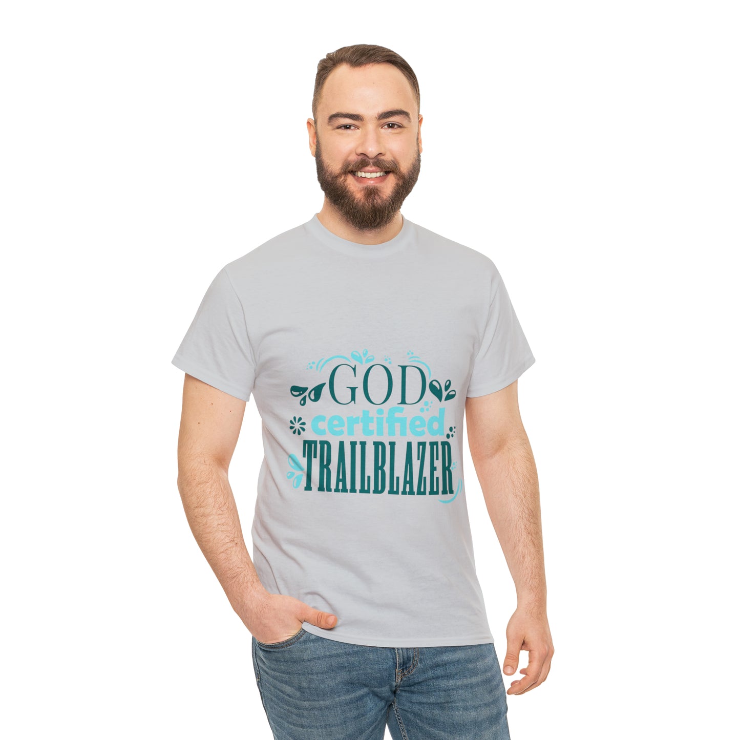 God Certified Trailblazer Unisex Heavy Cotton Tee