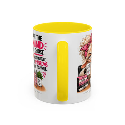 Christian Coffee Mug – "I Have the Mind of Christ" Funny Sheep Design (11/15 oz)