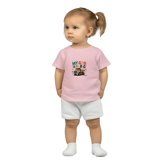 He Is So Big Christian Classic Baby Crewneck T-shirt - ClaimedbyGodDesigns