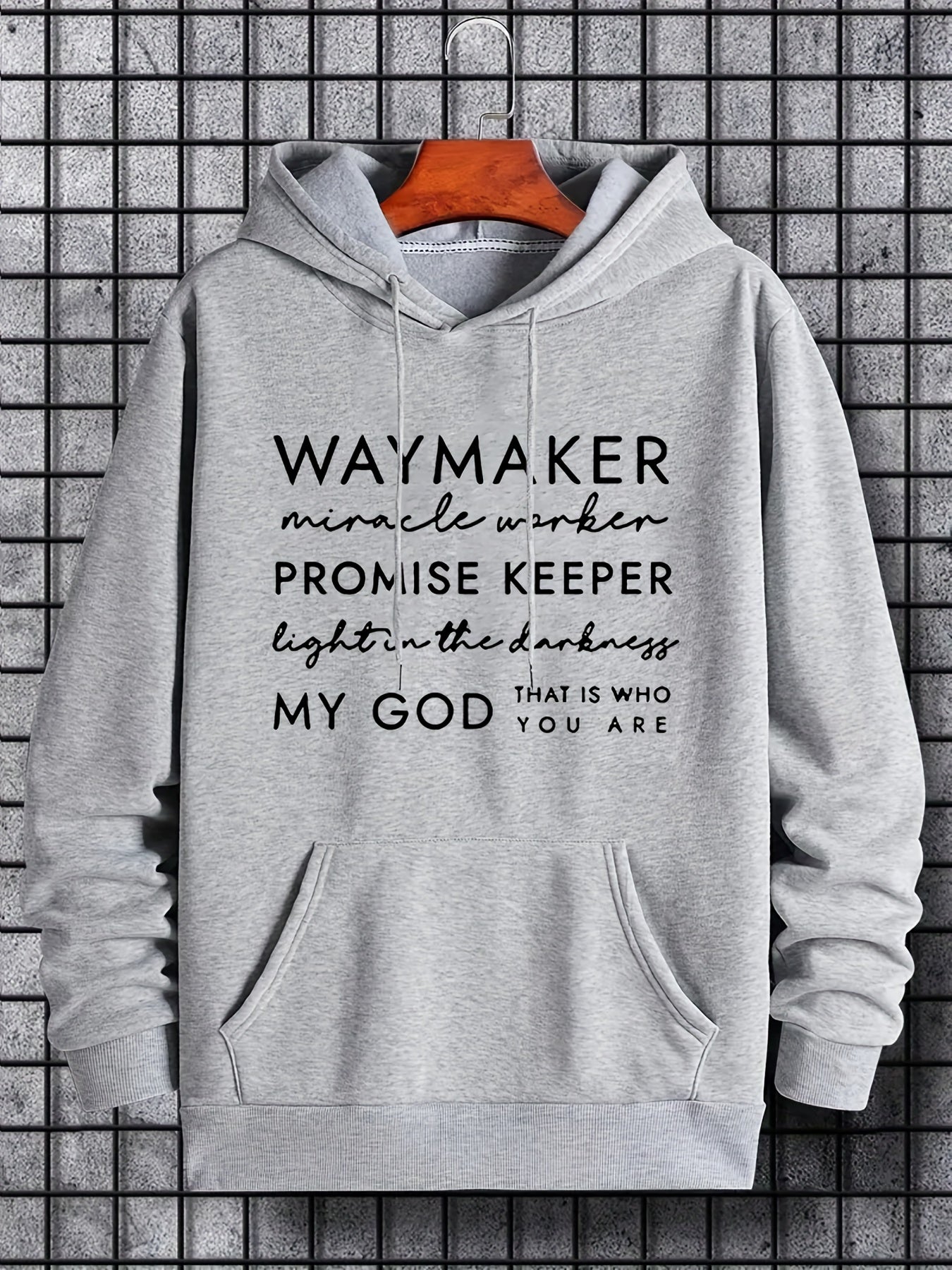 Waymaker...My God That Is Who You Are Plus Size Unisex Christian Pullover Hooded Sweatshirt claimedbygoddesigns