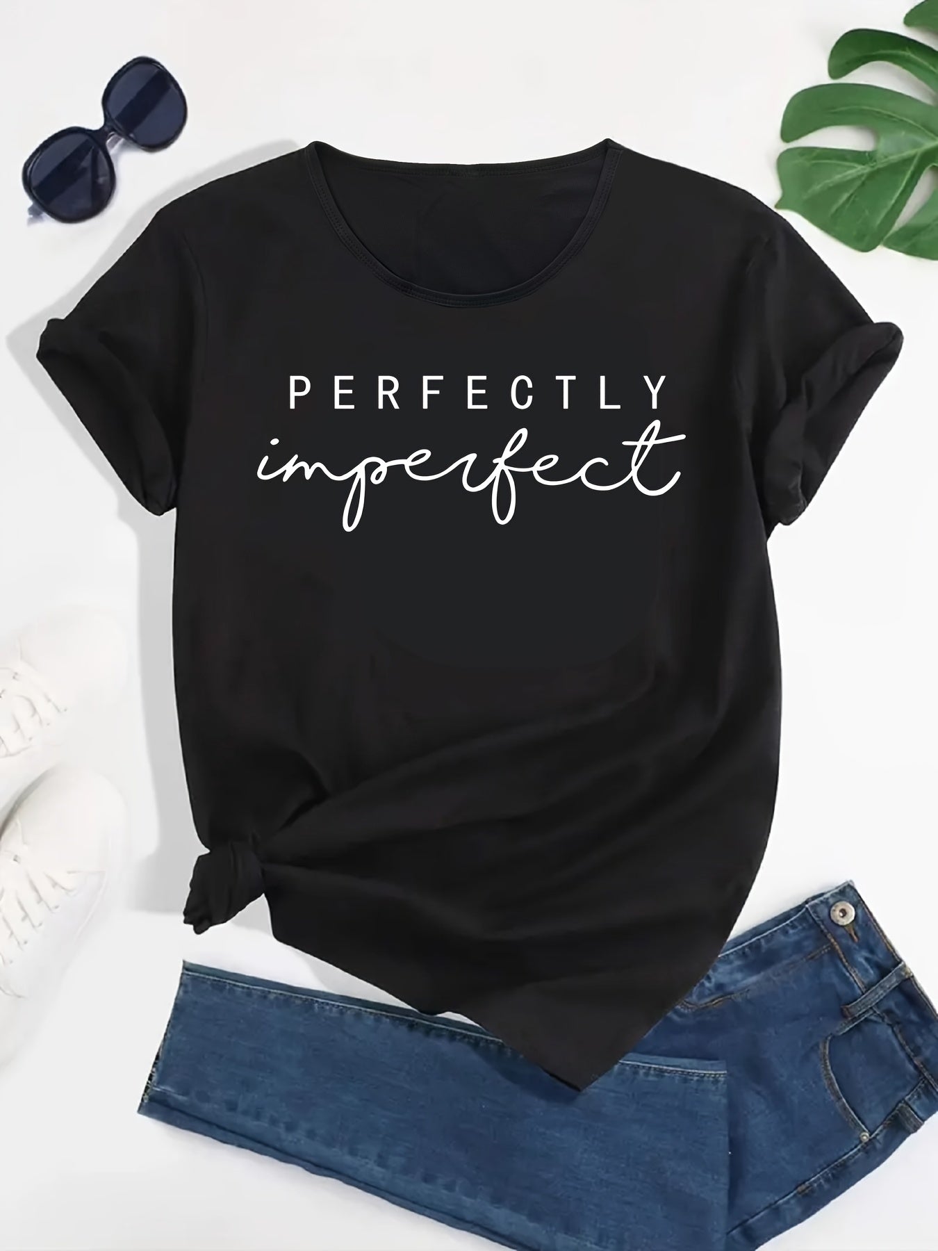 Perfectly Imperfect Women's Christian T-shirt claimedbygoddesigns