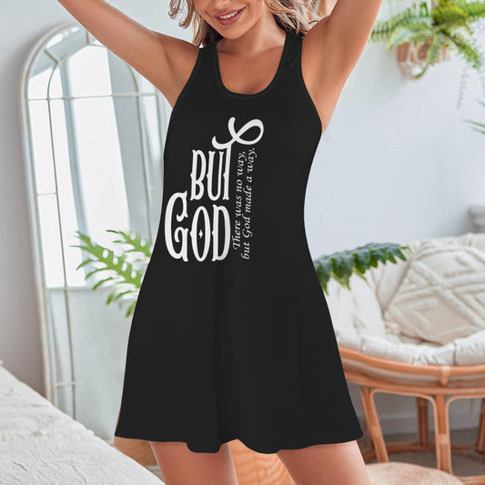 But God Women's Christian Racer Vest Pajama Nightdress