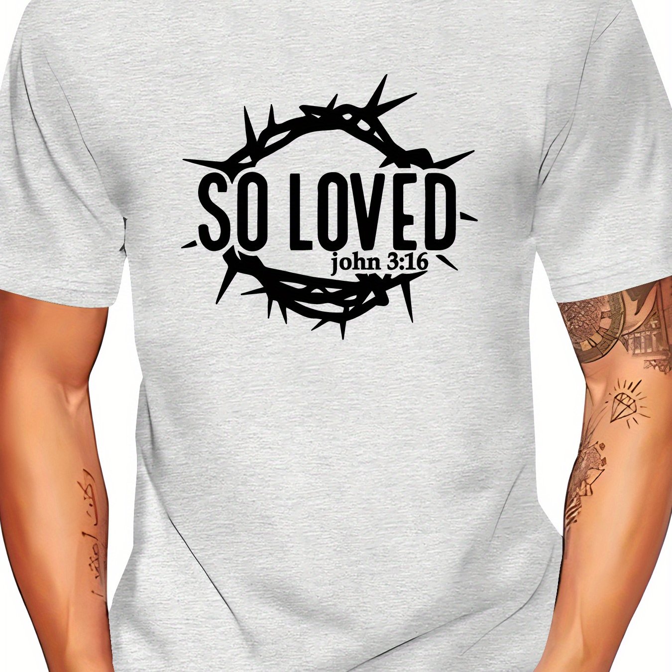 So Loved Men's Christian T-shirt claimedbygoddesigns