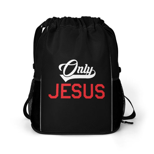 Only Jesus Christian Waffle Cloth Drawstring Bag SALE-Personal Design