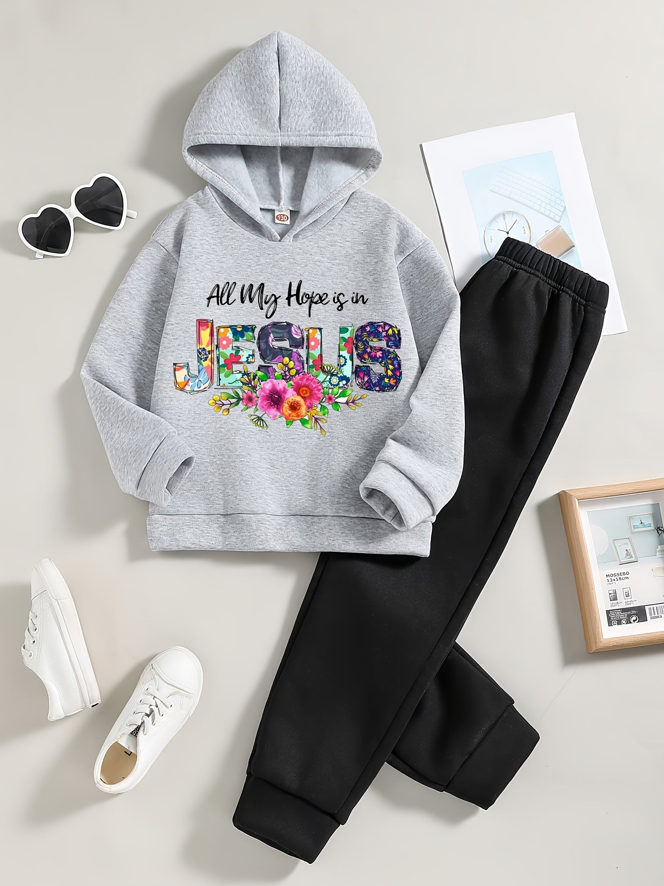 ALL MY HOPE IS IN JESUS Youth Christian Casual Outfit claimedbygoddesigns