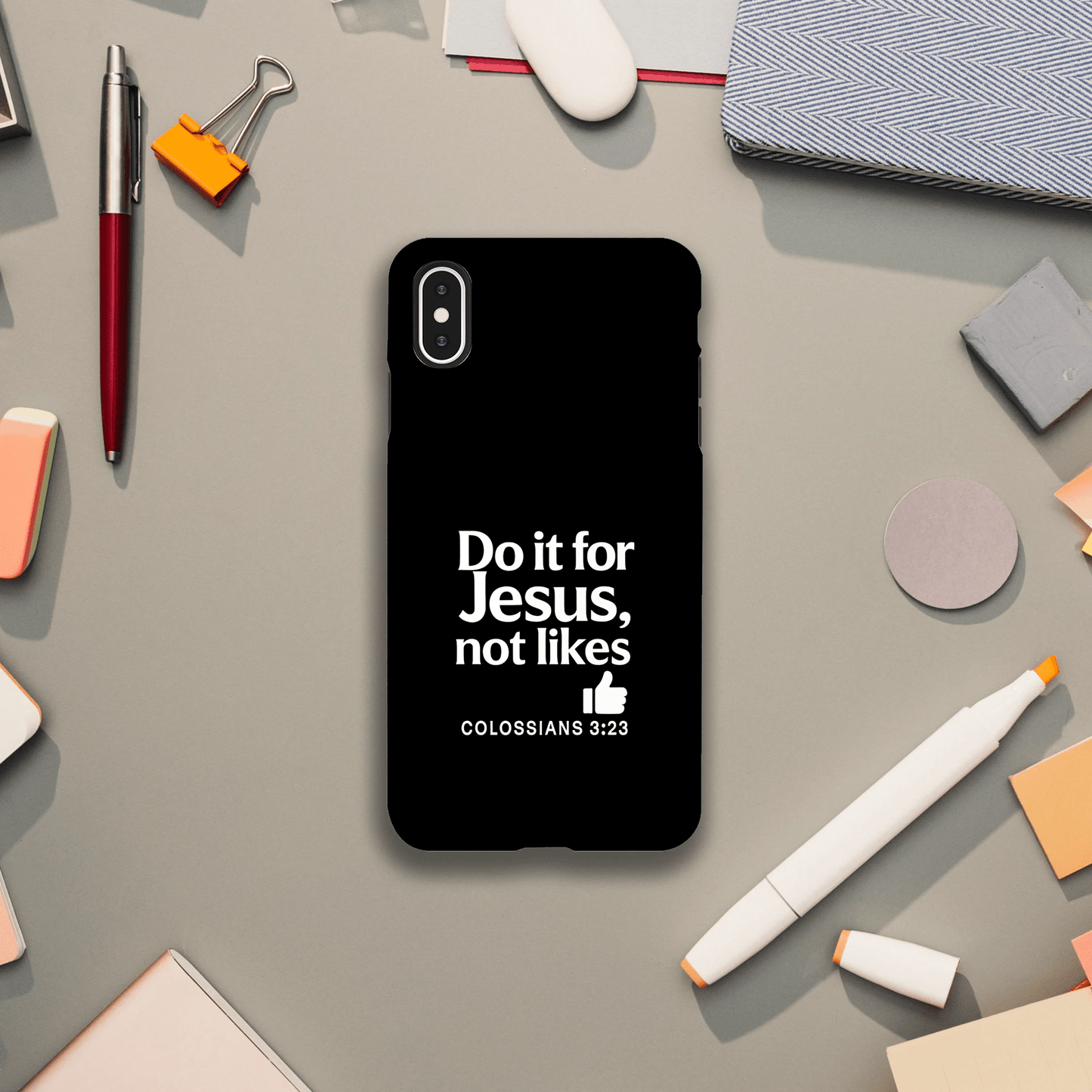 Do It For Him Not Likes Christian Iphone Tough Phone Case - ClaimedbyGodDesigns
