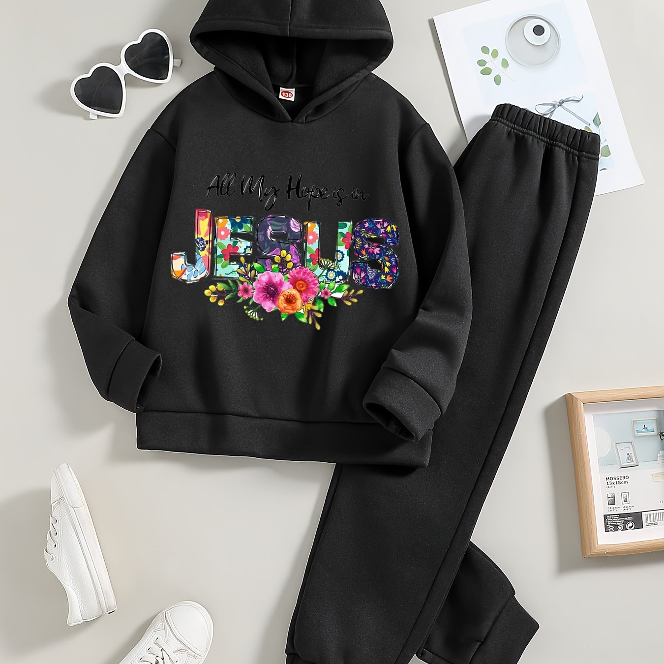 ALL MY HOPE IS IN JESUS Youth Christian Casual Outfit claimedbygoddesigns