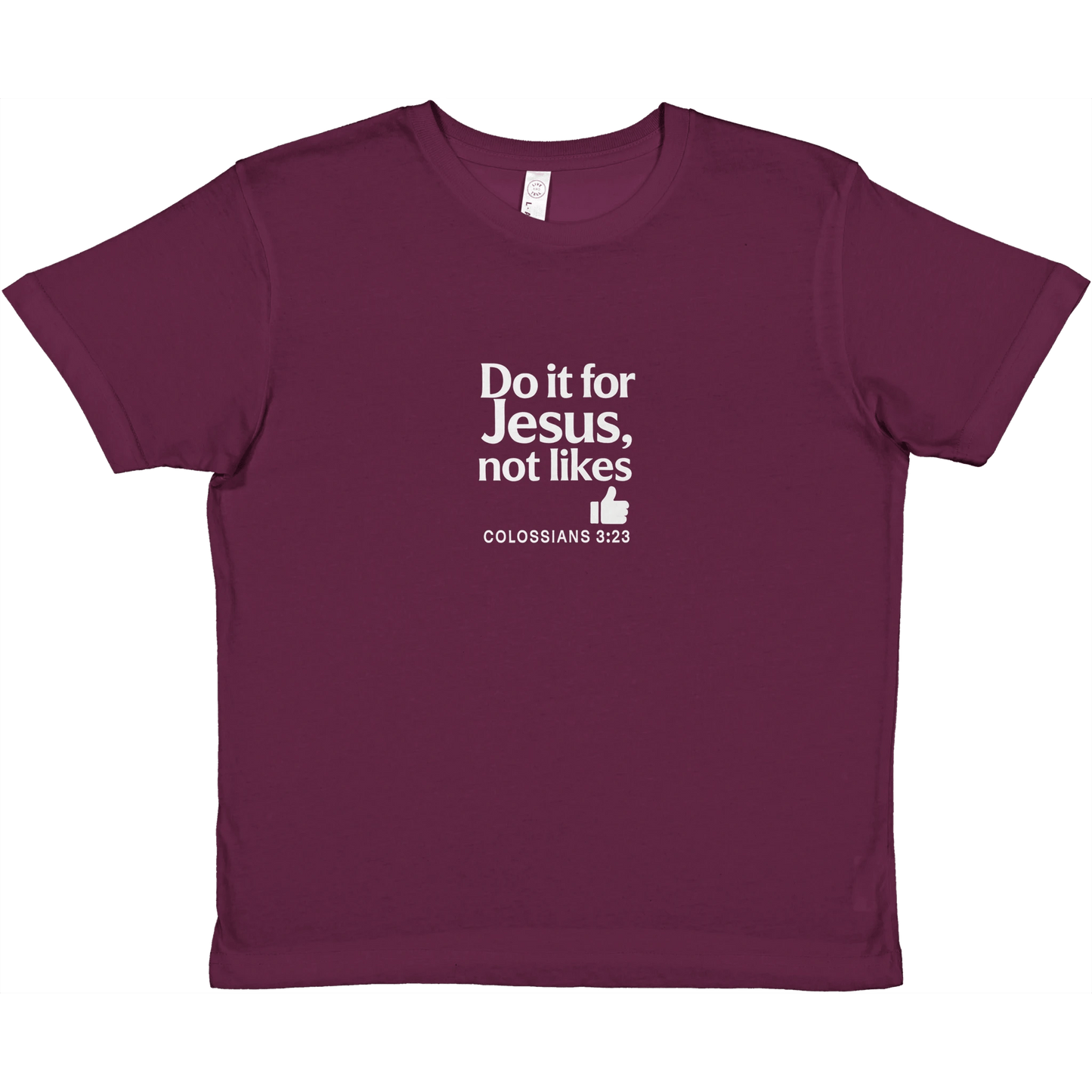 Do It For Him Youth Christian T-shirt - ClaimedbyGodDesigns