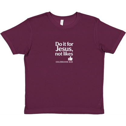 Do It For Him Youth Christian T-shirt - ClaimedbyGodDesigns