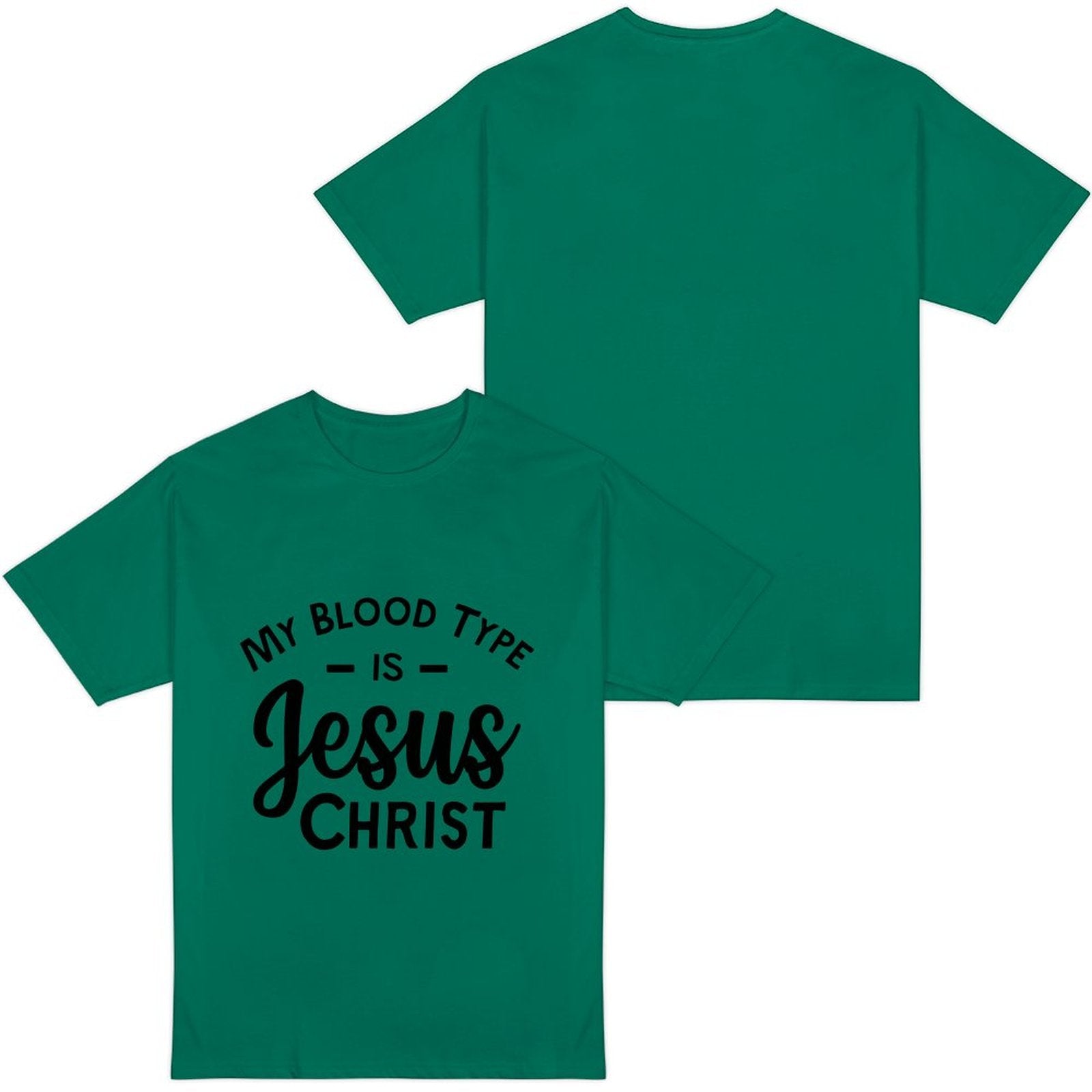My Blood Type Is Jesus Christ Women's Christian T-shirt SALE-Personal Design
