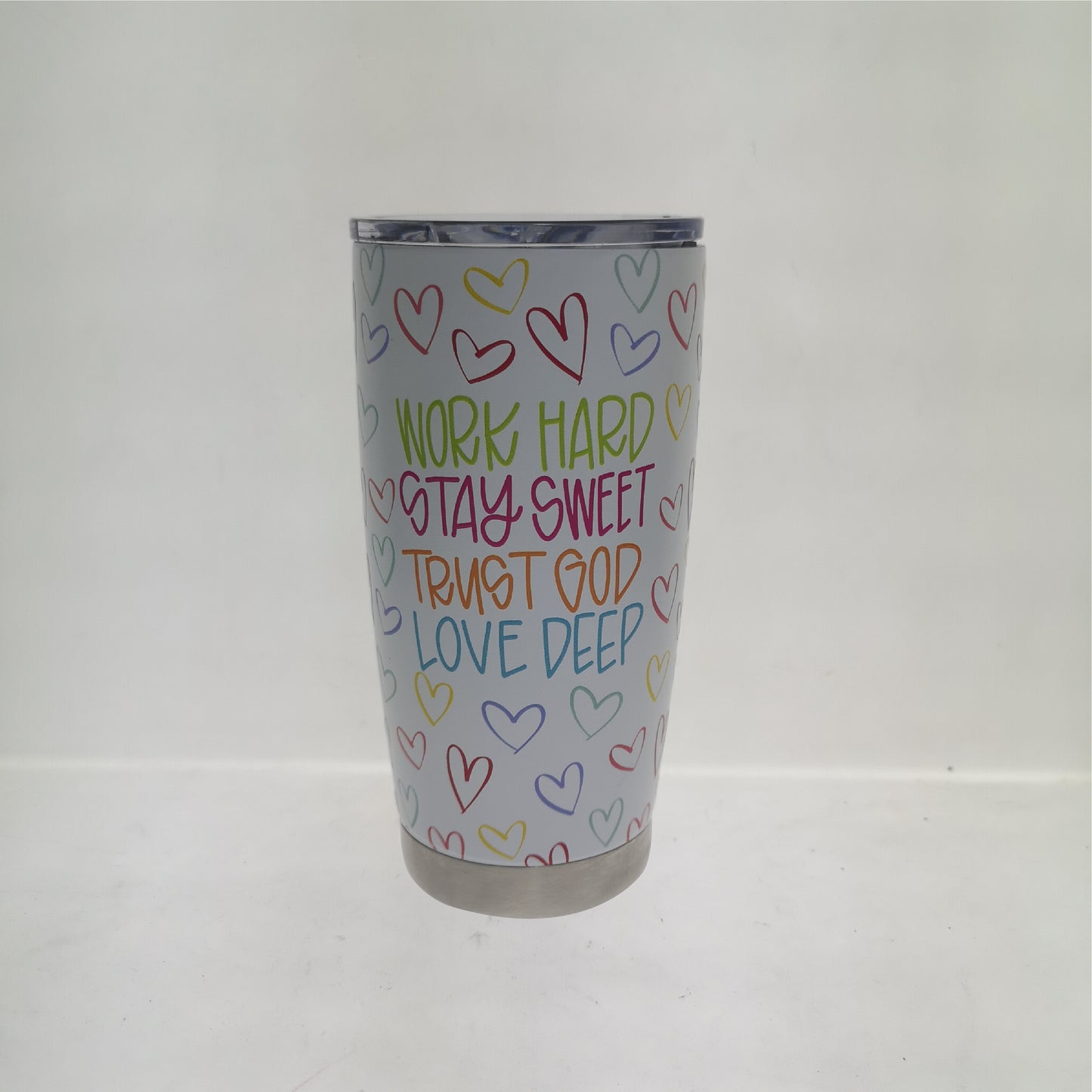 God Is Able To Do Exceedingly & Abundantly Stainless Steel Christian Tumbler 20oz claimedbygoddesigns