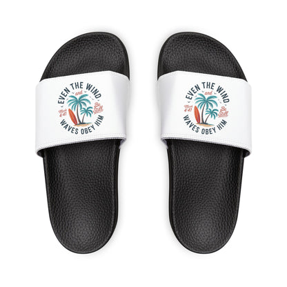 Youth Summer Sandals - Stylish Beach Footwear, Summer Fun, Vacation Essentials, Comfortable Casual Shoes, Gift for Kids - ClaimedbyGodDesigns