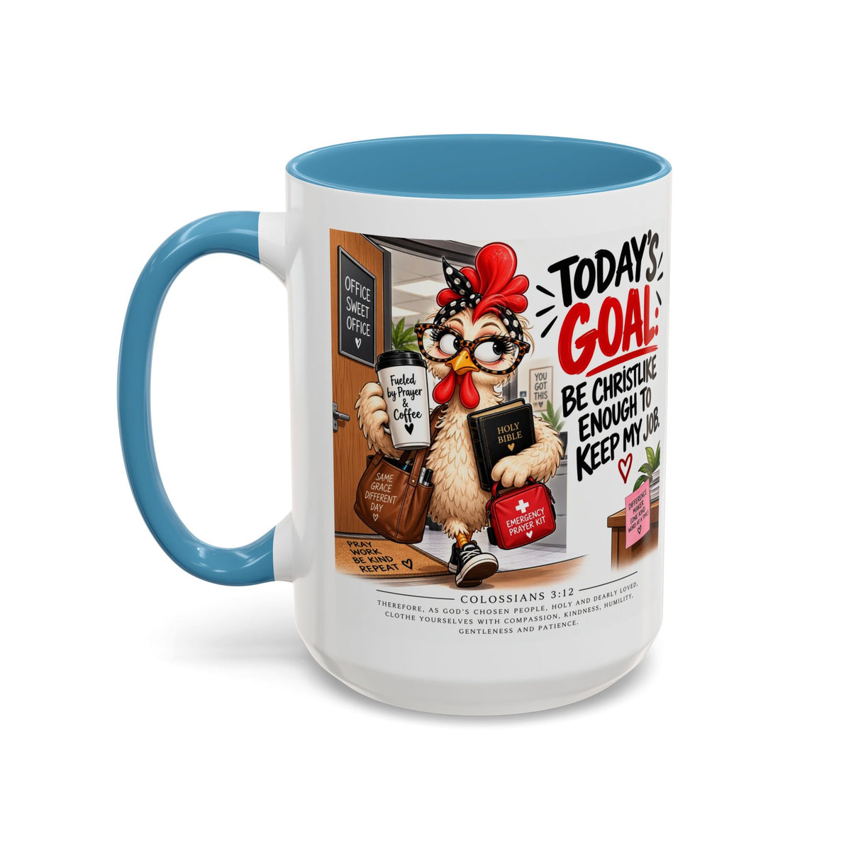 Today's Goal Christian Coffee Mug – Be Christlike Inspirational Bible Verse Mug