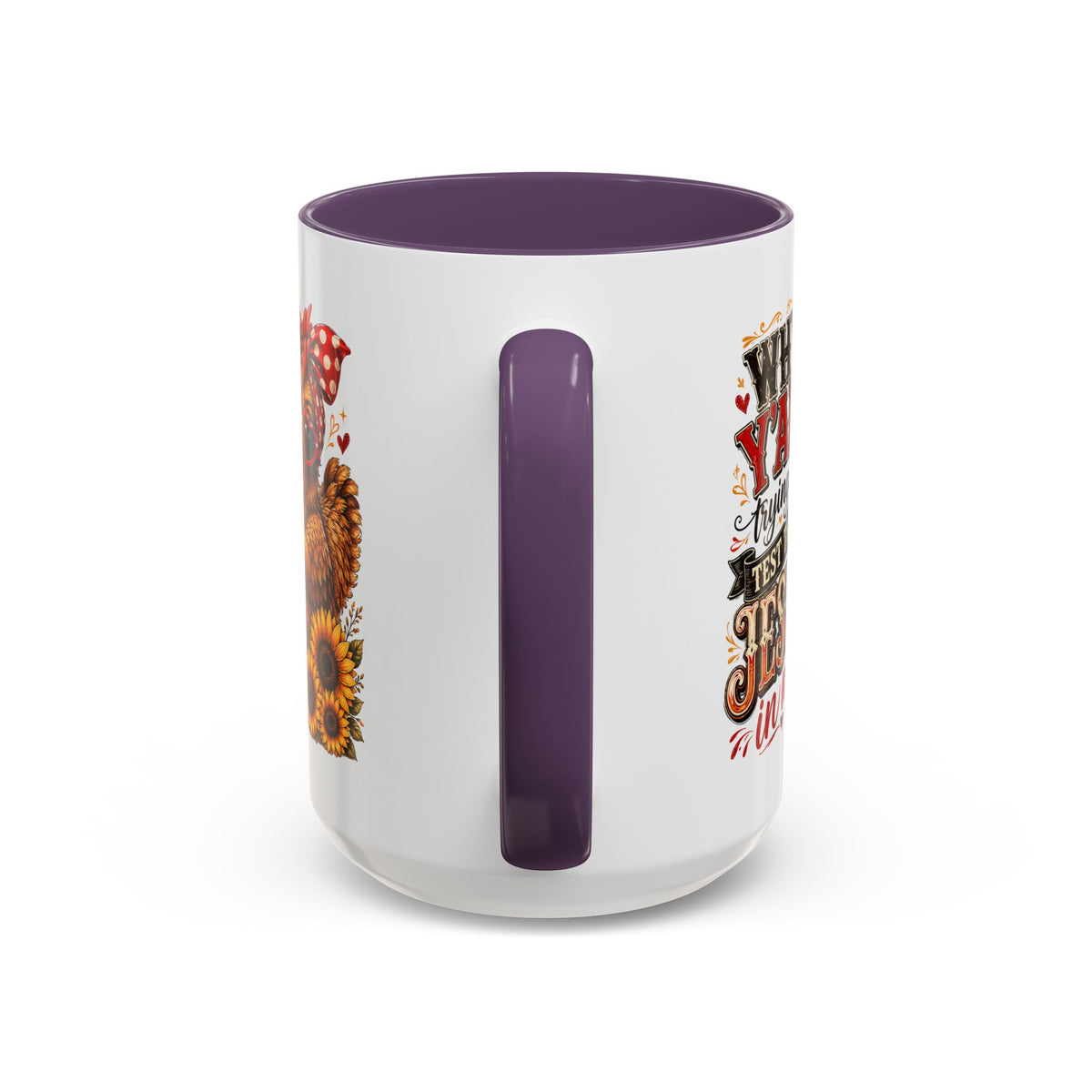 Why Y'all Trying to Test the Jesus in Me Christian Accent Ceramic Coffee Mug