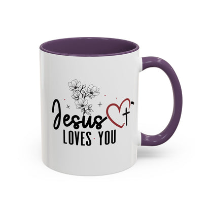 Inspirational He Loves You Coffee Mug - 11oz & 15oz